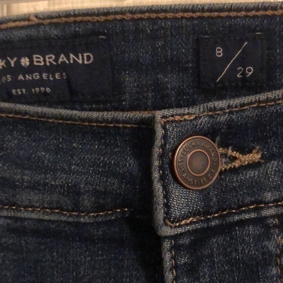 Lucky brand mid rise crop Size 8 style Ava NWT - Picture 4 of 7